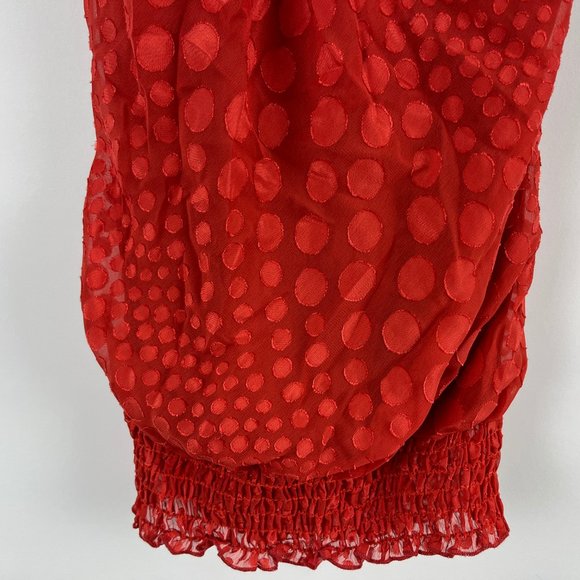 Celine by Champion Sleeveless Top Womens Size M Red 100% Polyester - Picture 3 of 7